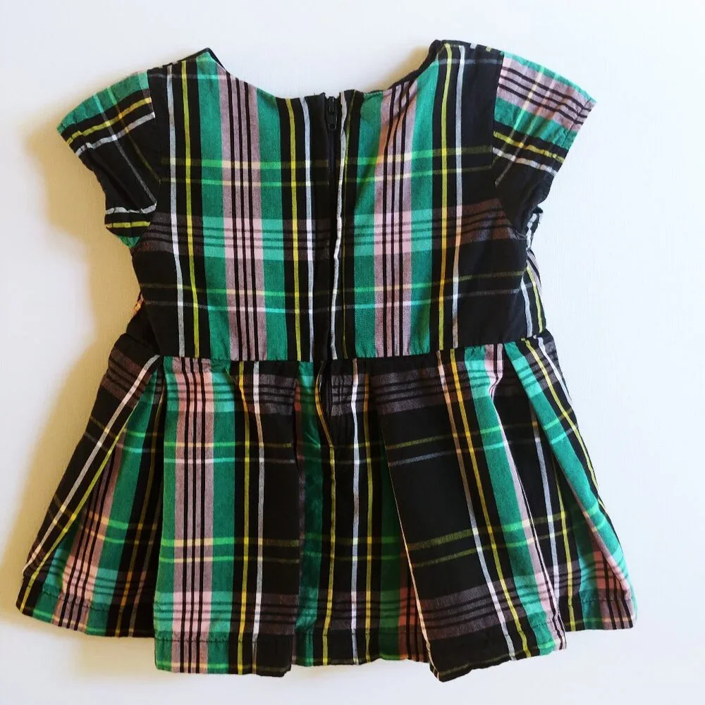 Joe Fresh Plaid Dress size 12-18 Months - Picture 4 of 11